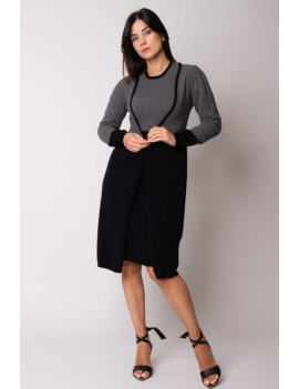 cardigan bicolor cashmere