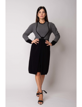 cardigan bicolor cashmere