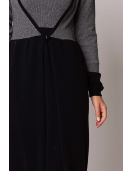 cardigan bicolor cashmere