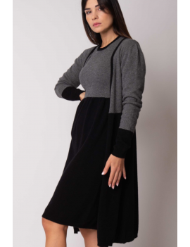 cardigan bicolor cashmere