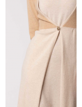 cardigan bicolor cashmere